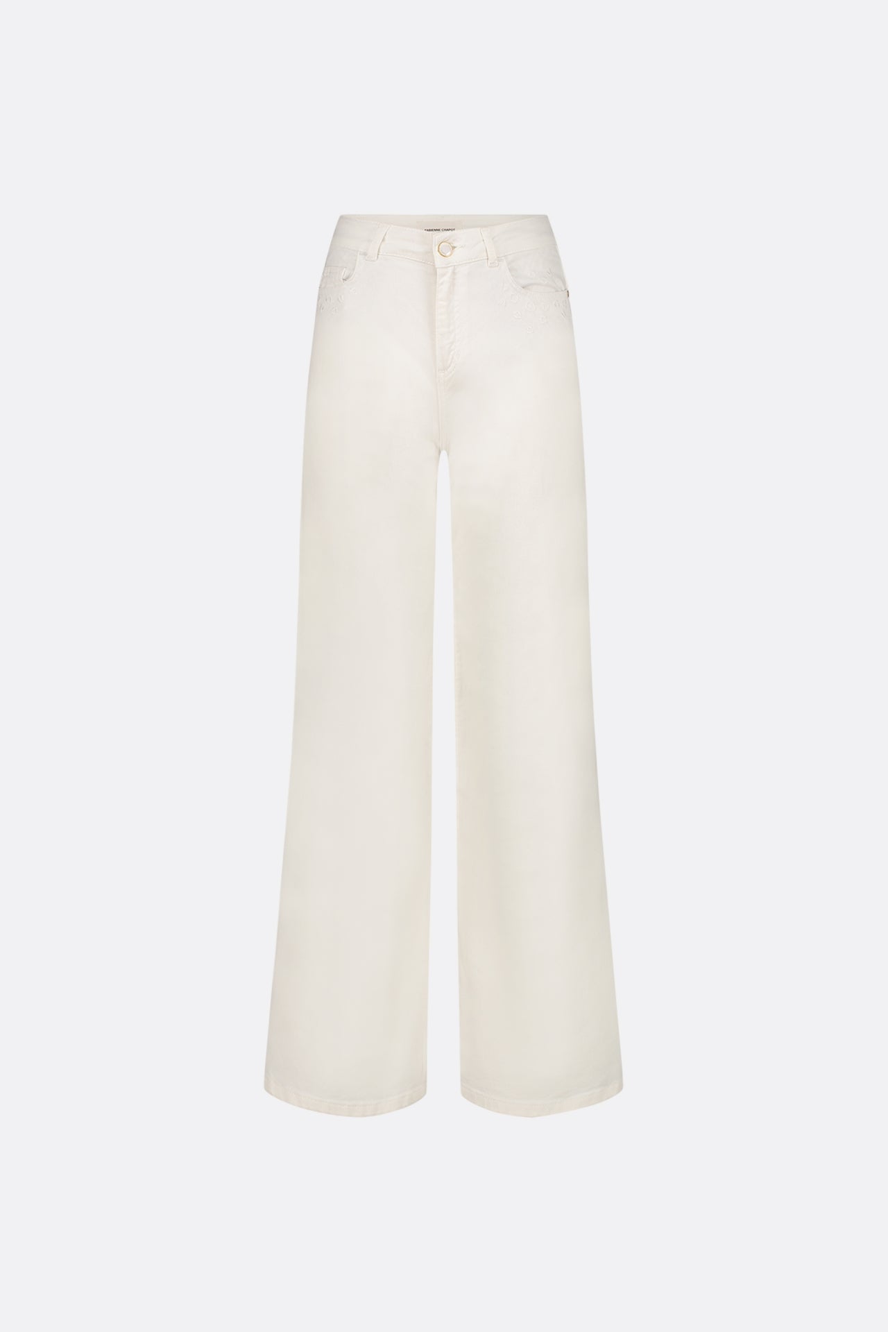 Eva Wide Leg | Cream White