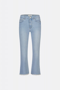 Lizzy Cropped Flare | Light Wash