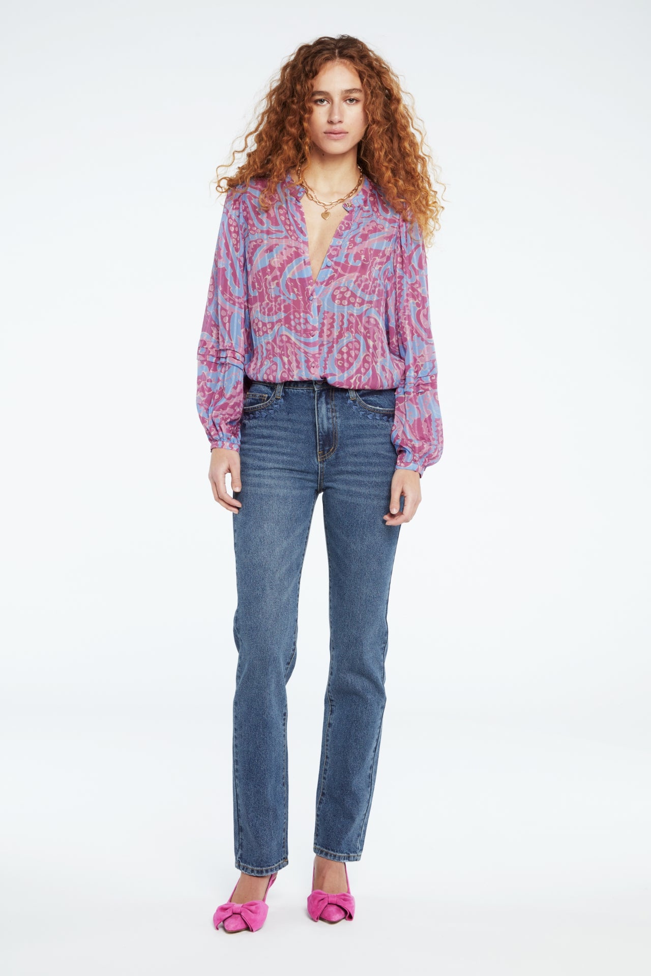 Lola straight leg | Medium Wash