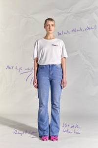 Pleunie Bootleg | Light Medium Wash