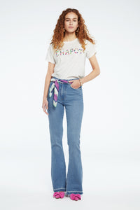 Pleunie Bootleg | Light Medium Wash