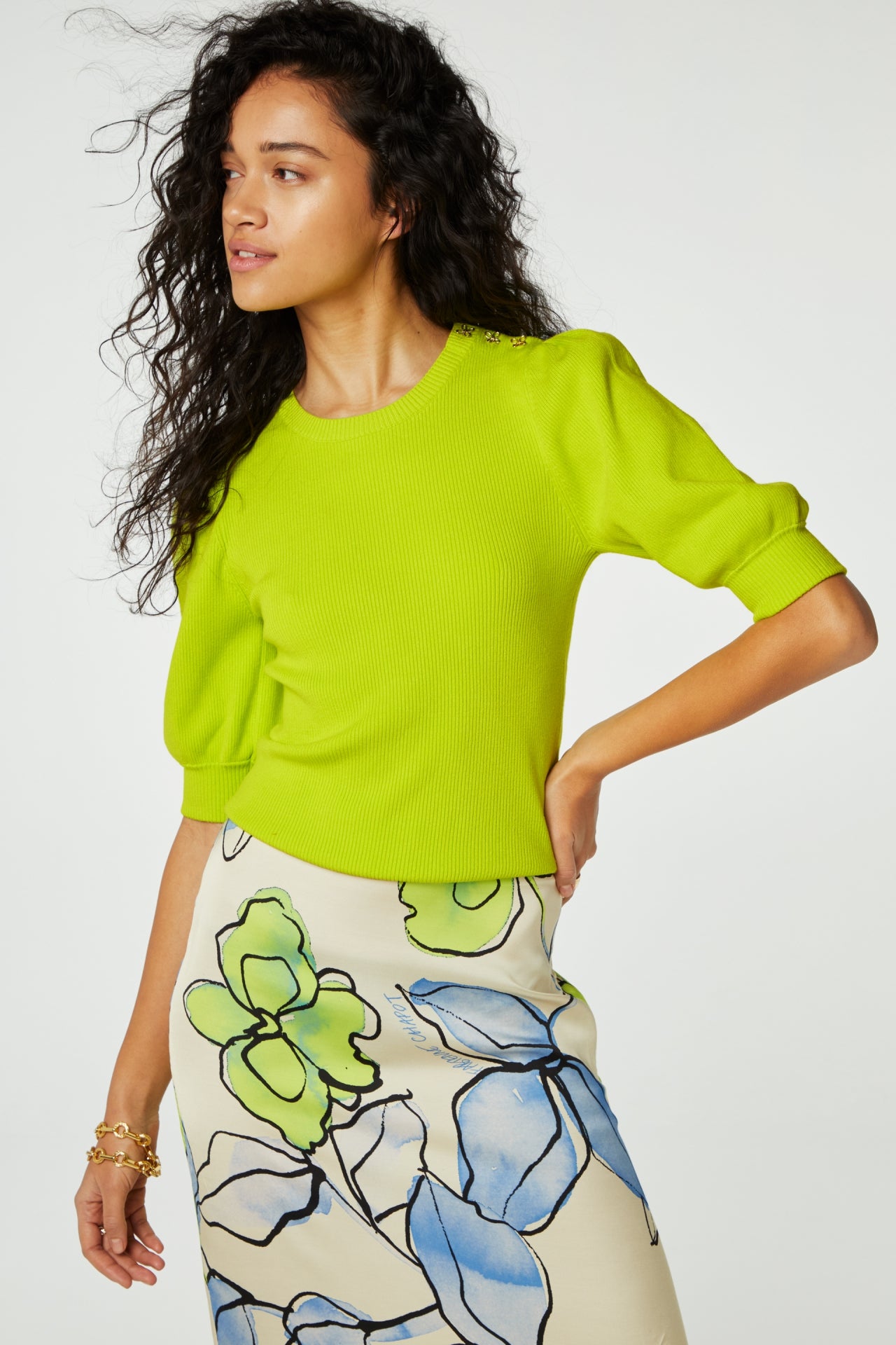Lillian SS Pullover | Lovely Lime