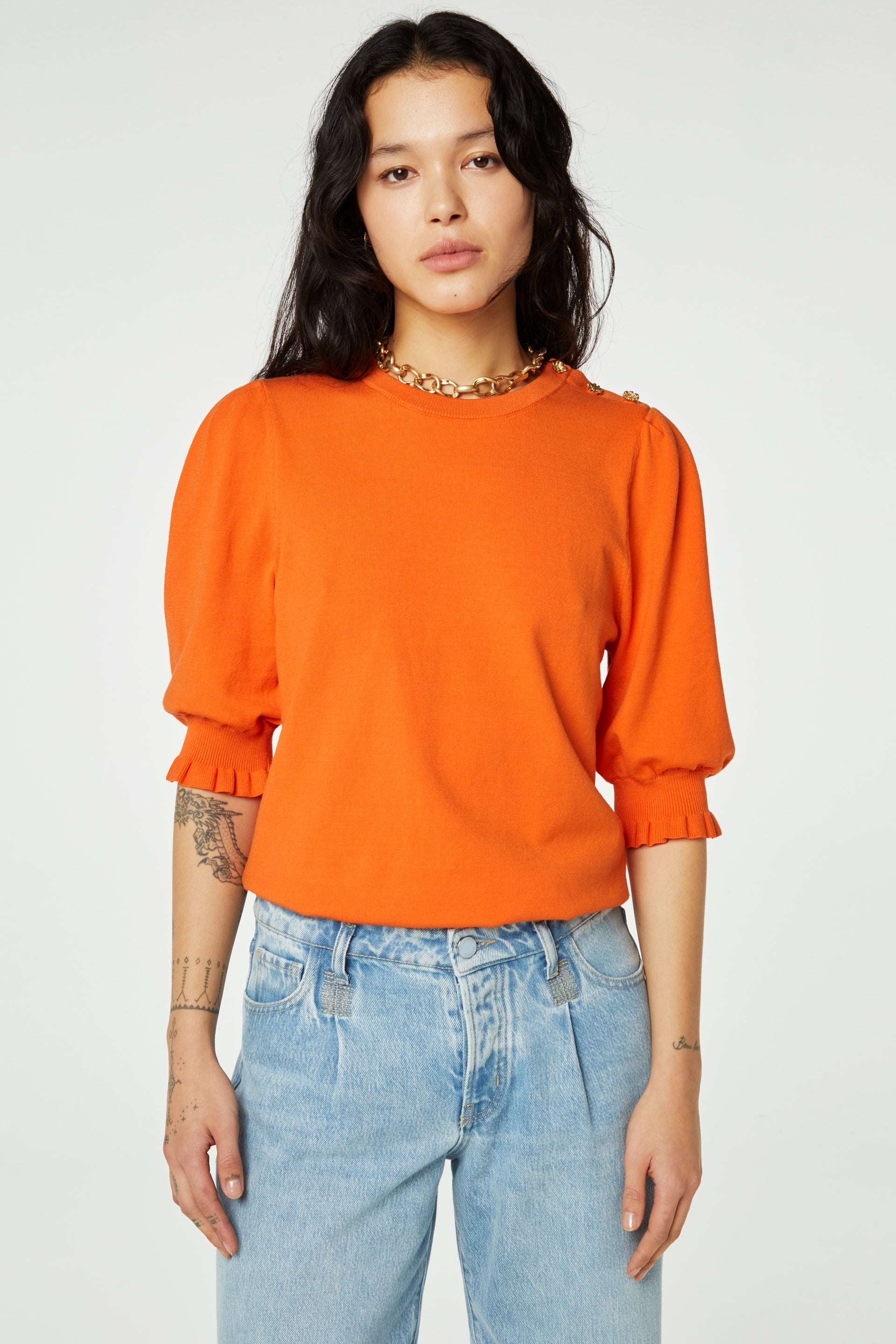 Jolly Pullover | Mandarin Orange