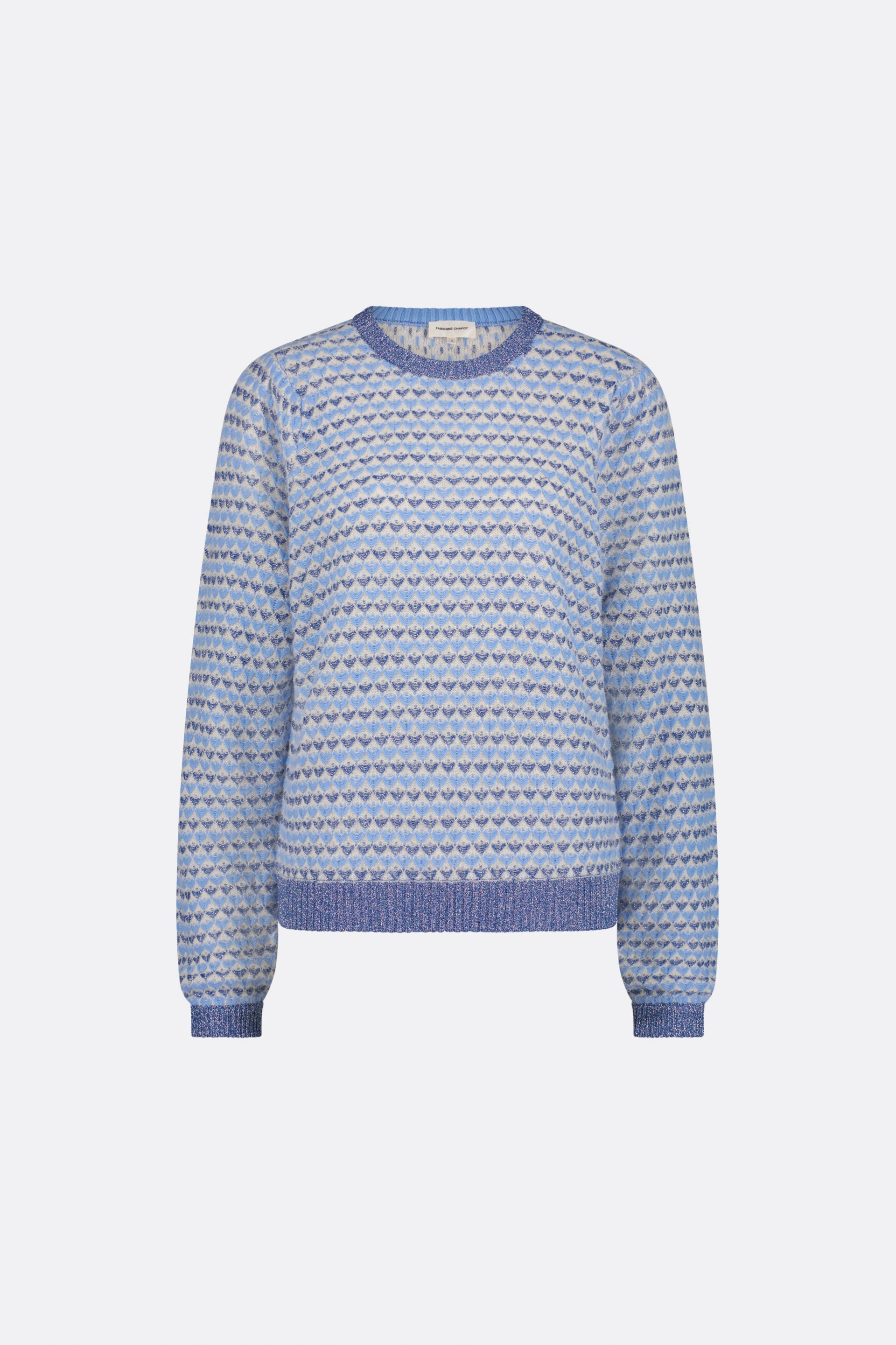 Rose LS Pullover | Cornflower Blue