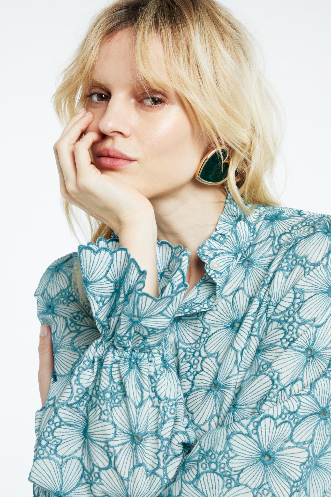 Benoit Blouse | Cream White/Tasty Te