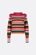 Rainbow Pullover | Mountain Green/Orang