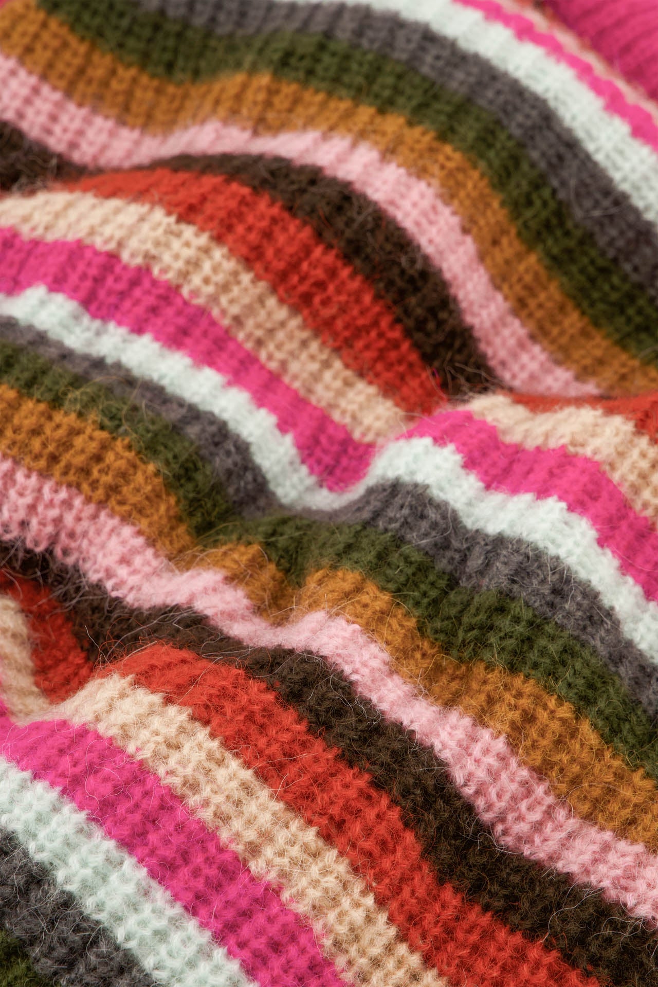 Rainbow Pullover | Mountain Green/Orang