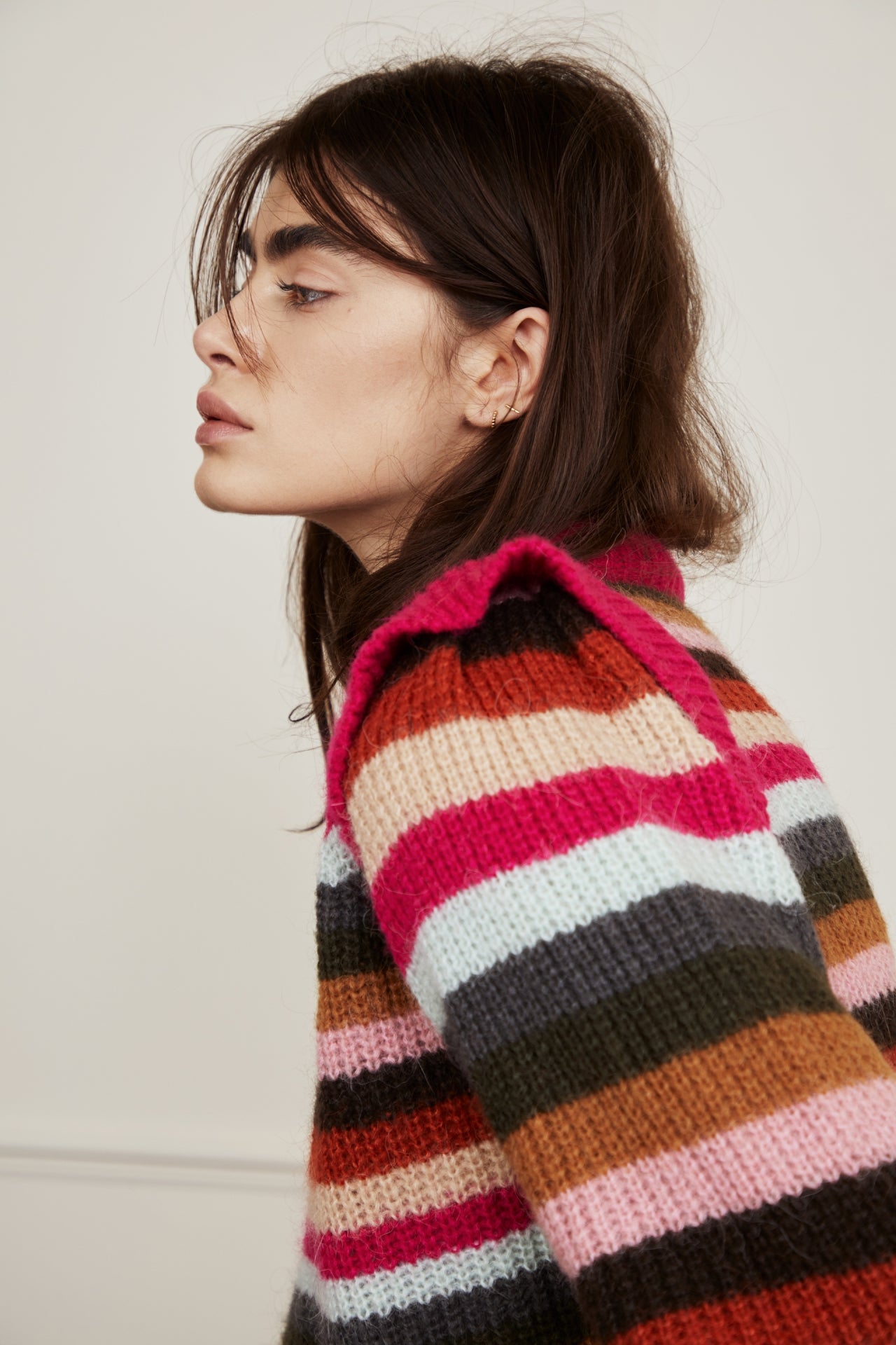 Rainbow Pullover | Mountain Green/Orang