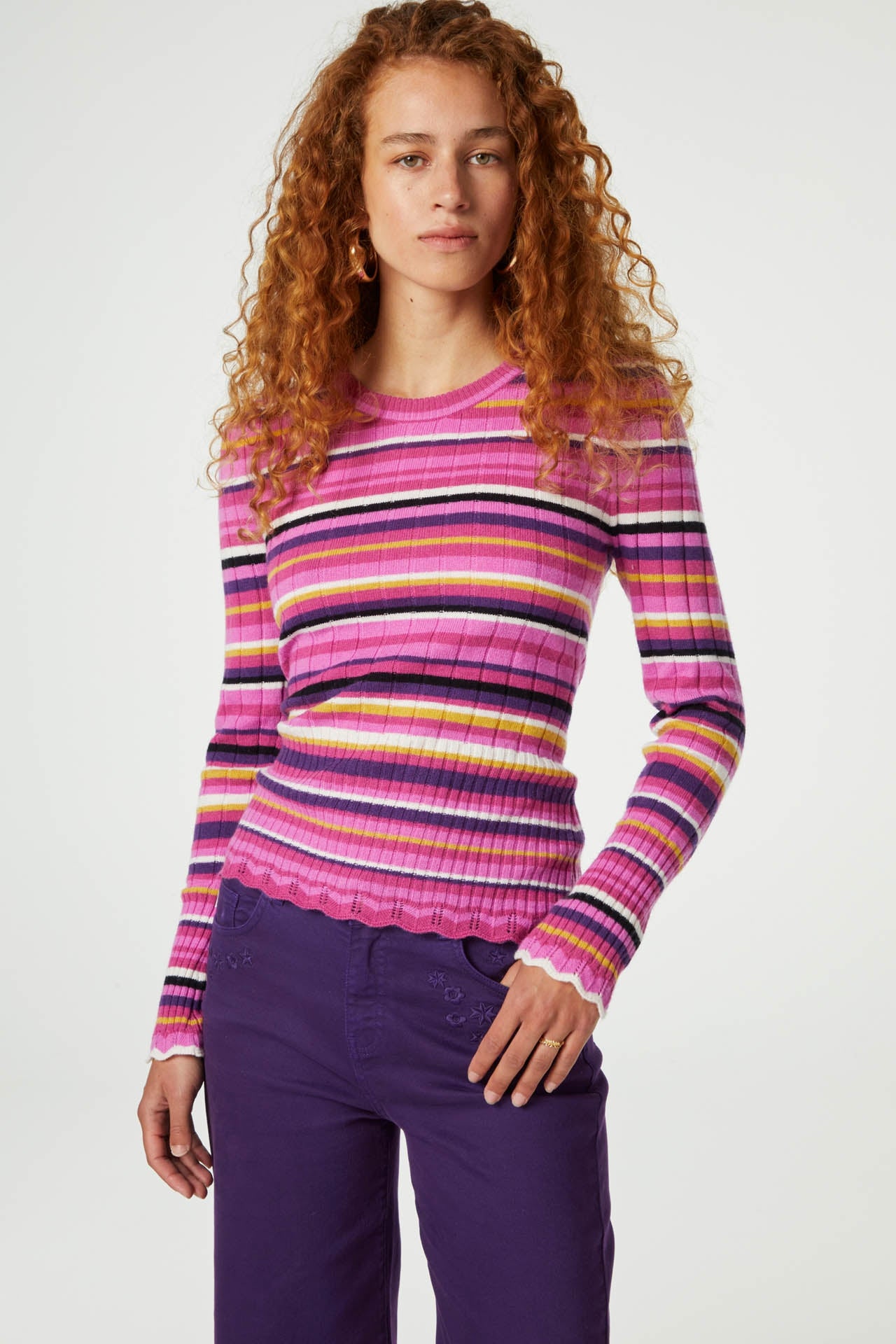 Banda Pullover | Cosy White/Bubble Gu