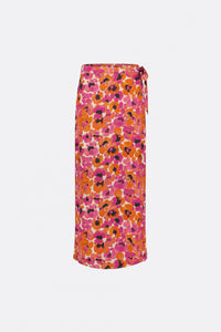 Bobo Straight Skirt | Pink Candy/Mandarin