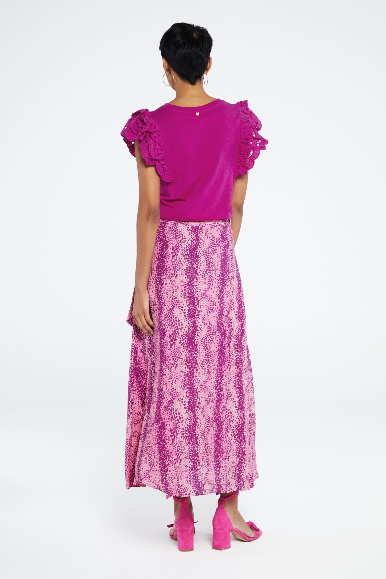 Bobo Skirt | Apricot/Magic Magent