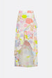 Kaia Skirt | Cream White /Pink Pa