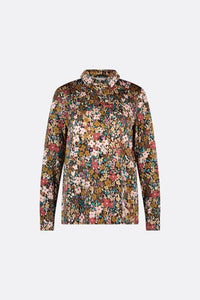Lot Blouse | Black/Ra Ra Raspberr