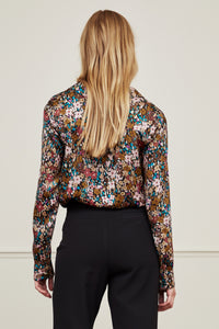 Lot Blouse | Black/Ra Ra Raspberr