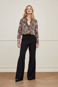 Lot Blouse | Black/Ra Ra Raspberr