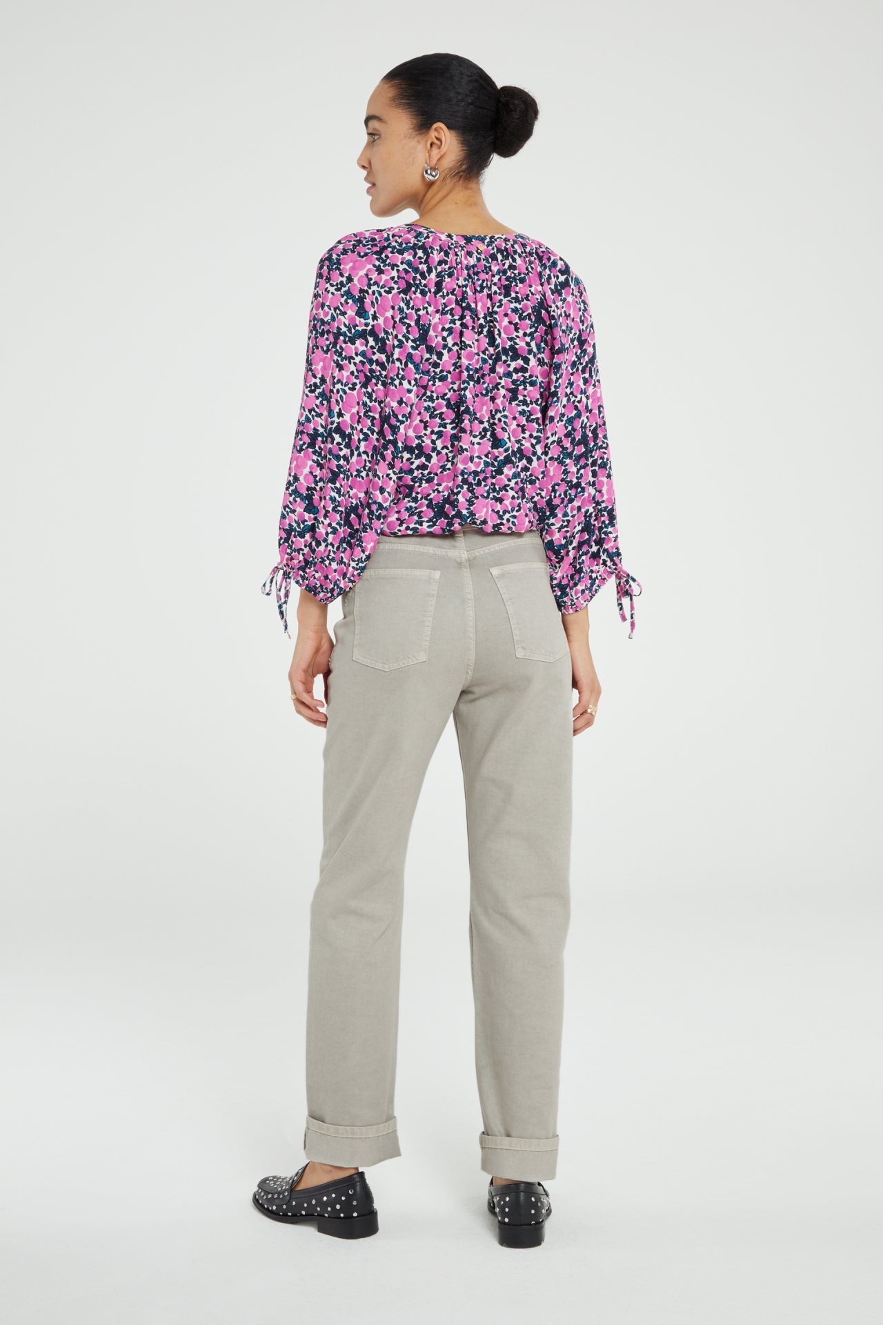 Cooper Blouse | Cream White/Bubble G