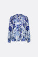 Frida Blouse | Riad Blue/Caribbean
