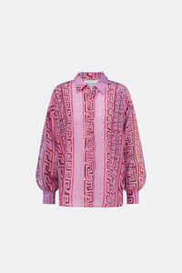 Gabriel Blouse | Pink Candy/Cornflowe