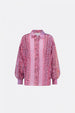 Gabriel Blouse | Pink Candy/Cornflowe