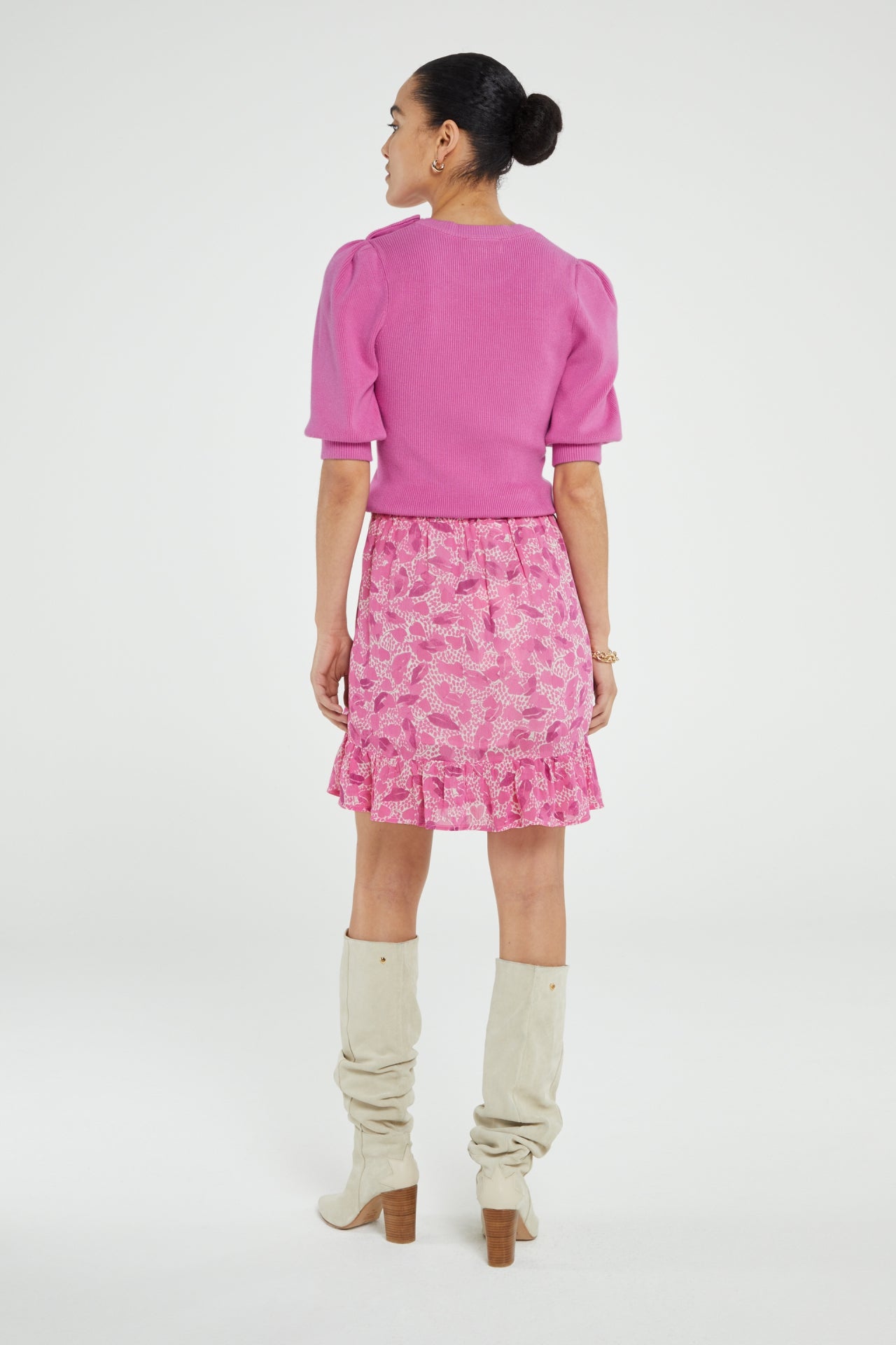 Lillian SS Pullover | Bubble Gum Pink