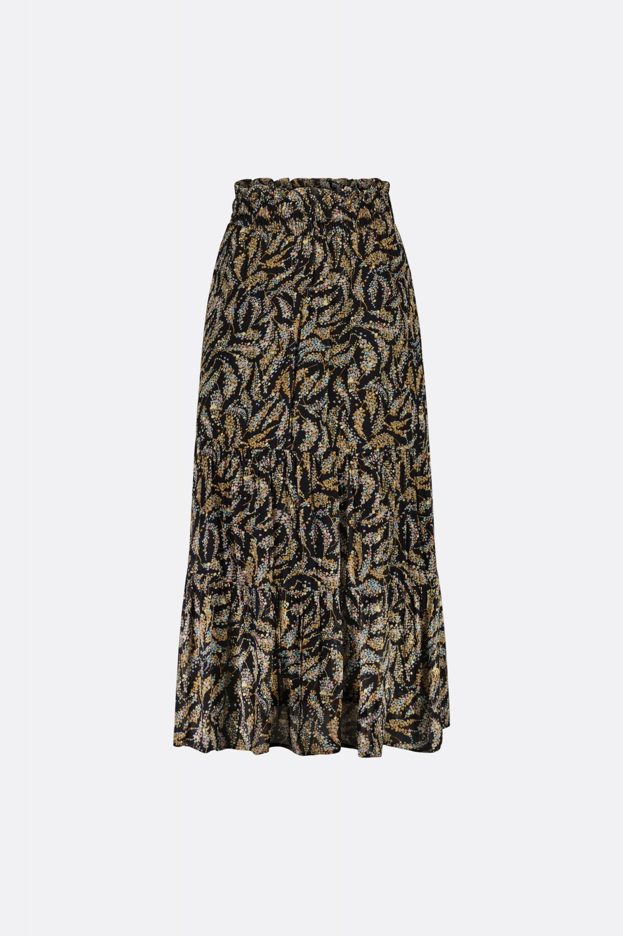 Louise Tess  Skirt | Black/Rattan