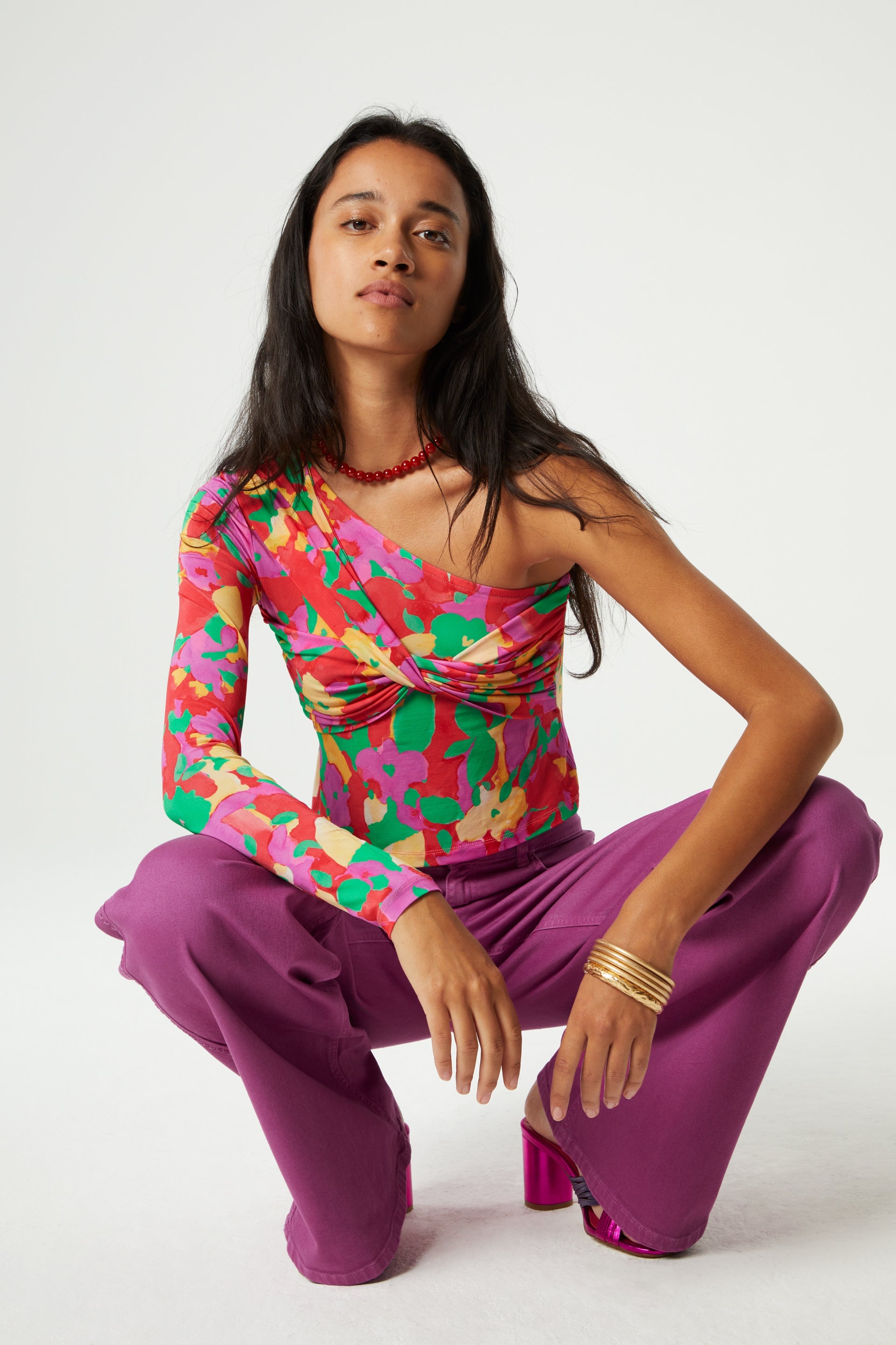 Barbra Top | Mimosa/Tomato
