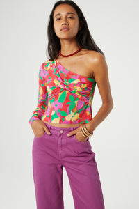 Barbra Top | Mimosa/Tomato