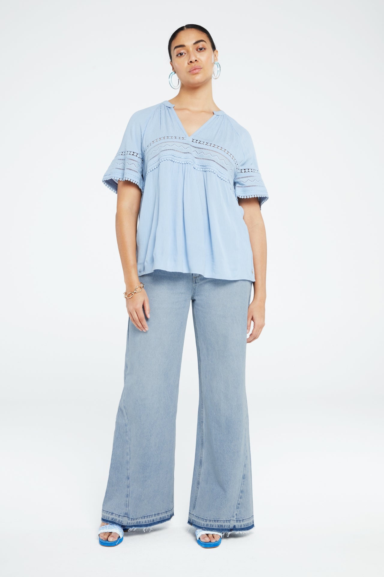 Alazza Top | Summer Blue
