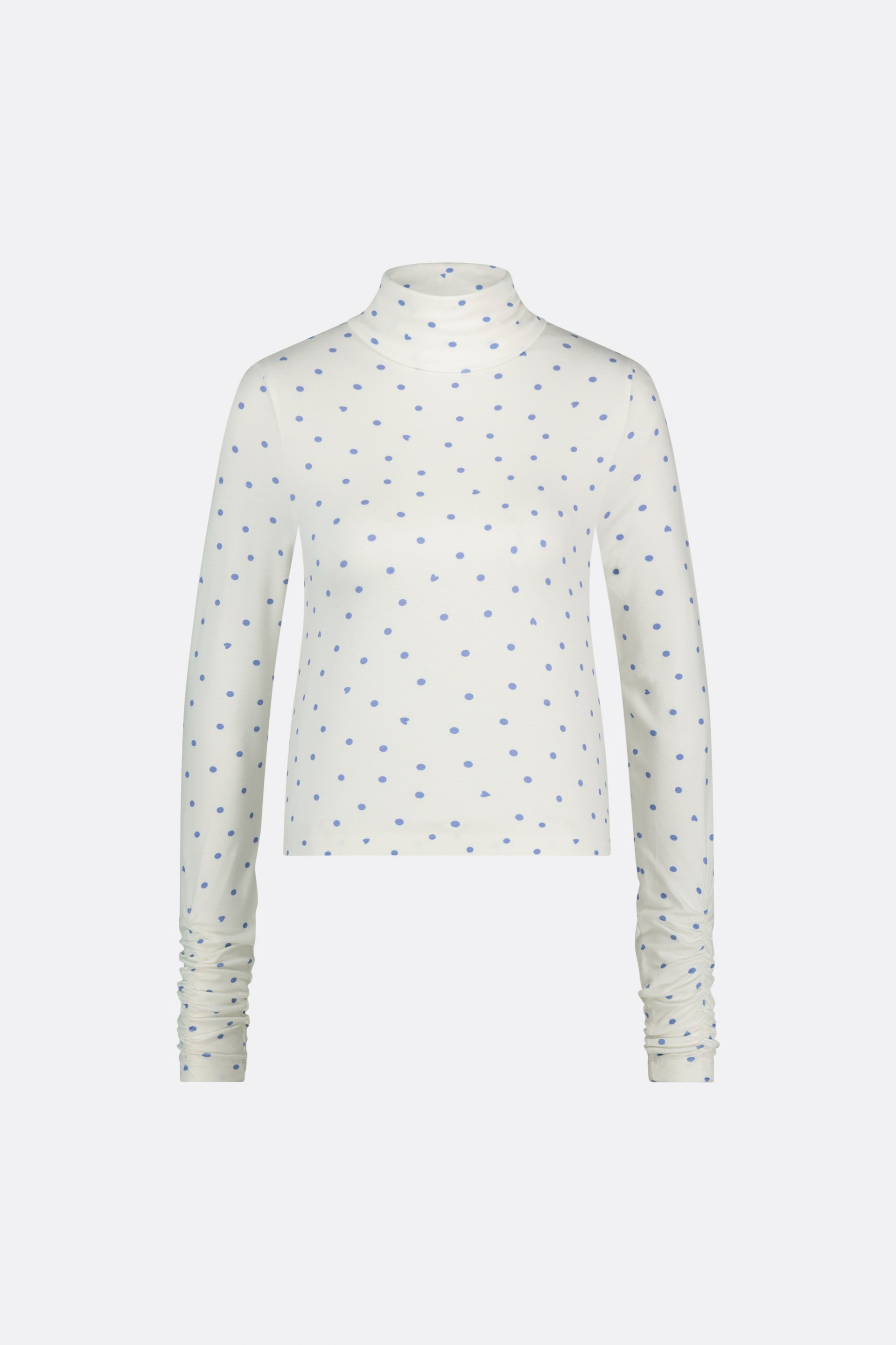 Jade Top | Cream White / Blue