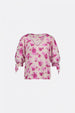 Nacha Top | Hot Pink/Cream White