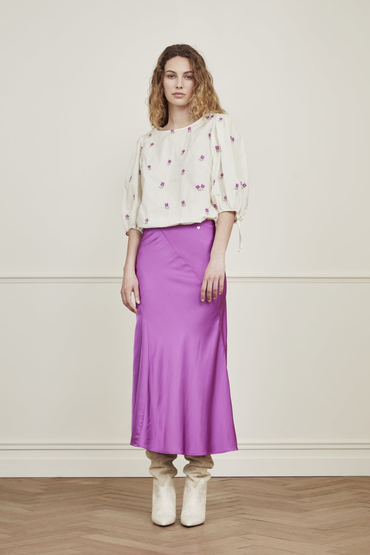 Jascha Embro Top | Buttercream