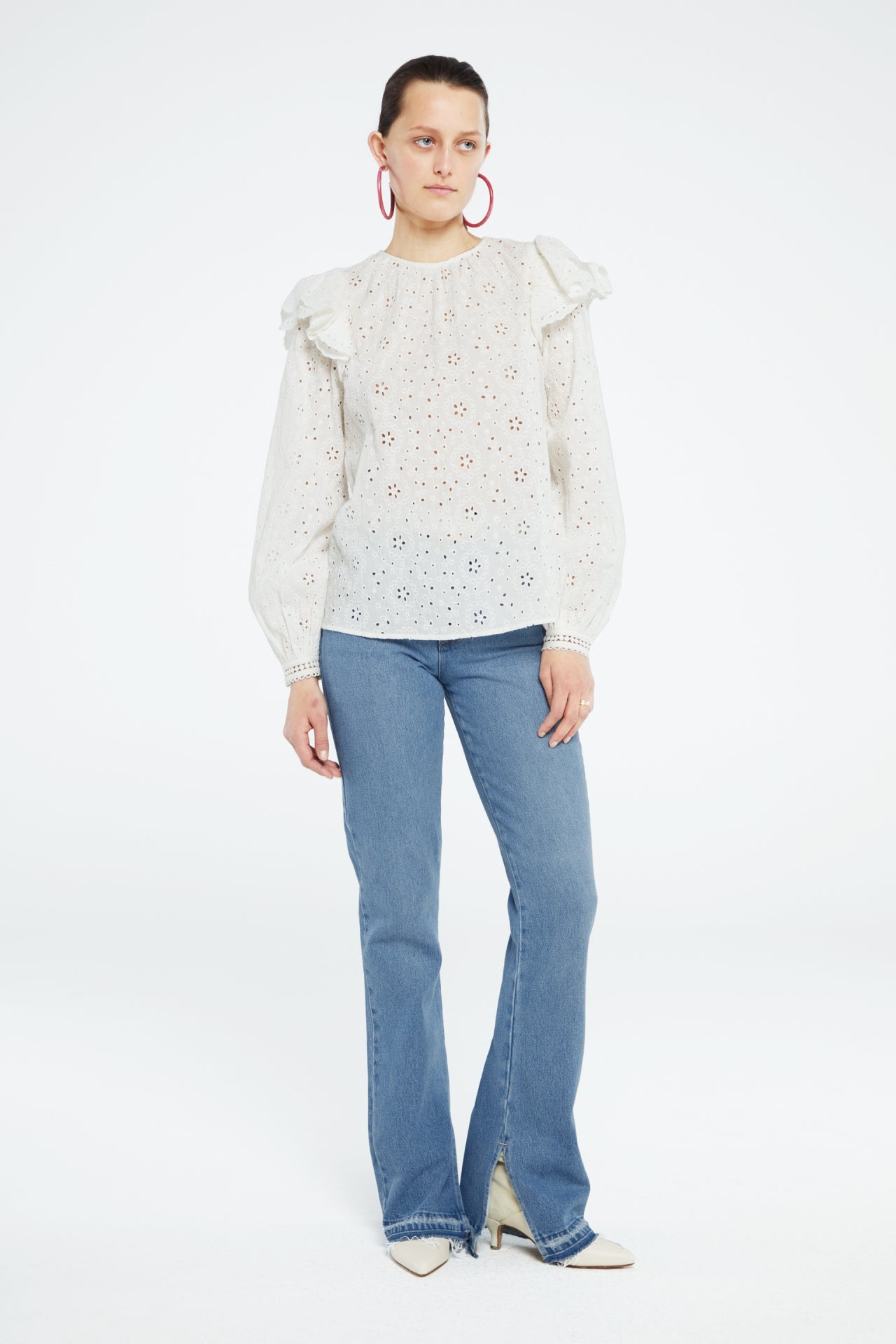 Bailey Top | Cream White