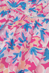 Kristy Top | Azure Blue/Hot Pink