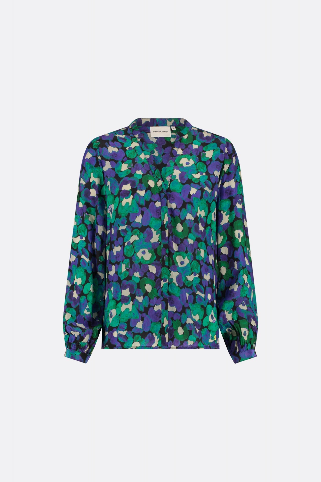 Frida Blouse | Green Envy/Poppy Pur