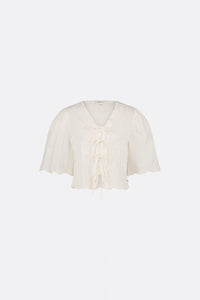 Sterre SS Top | Cream White