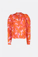 Didi Top | Mandarin Orange/Pink