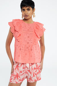 Gigi Top | Pink Papaya