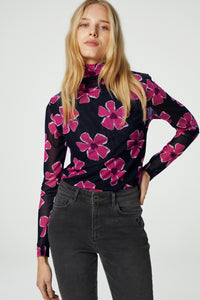 Jane Top | Lollipop Pink/Black