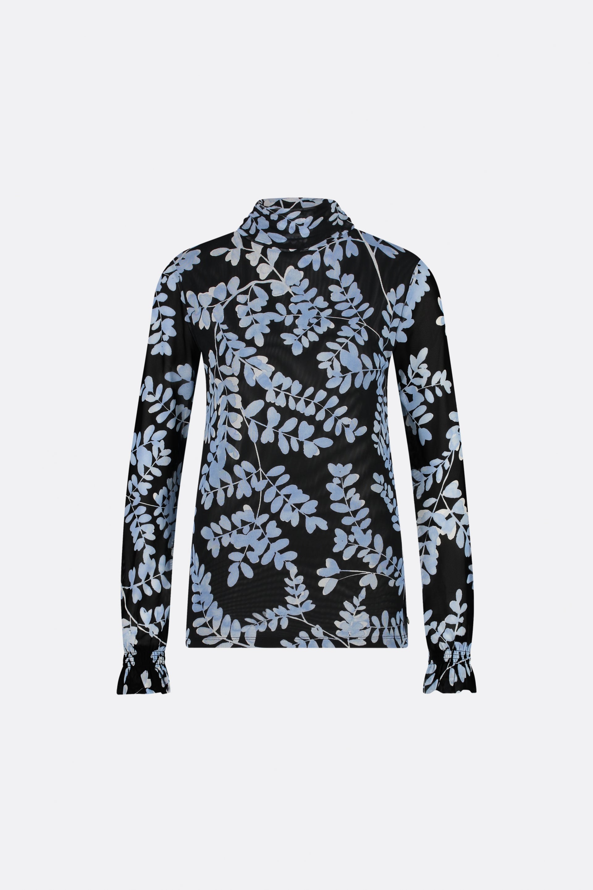 Johanna Top | Black/Cornflower Blu