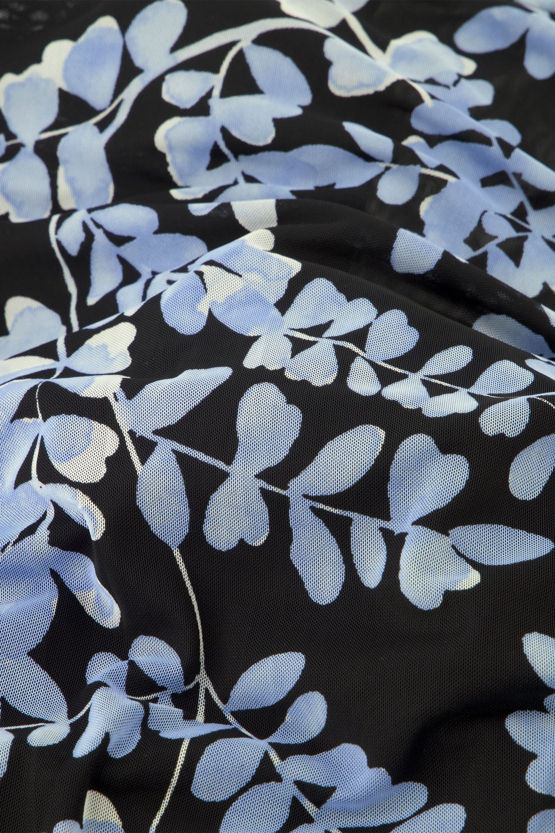 Johanna Top | Black/Cornflower Blu