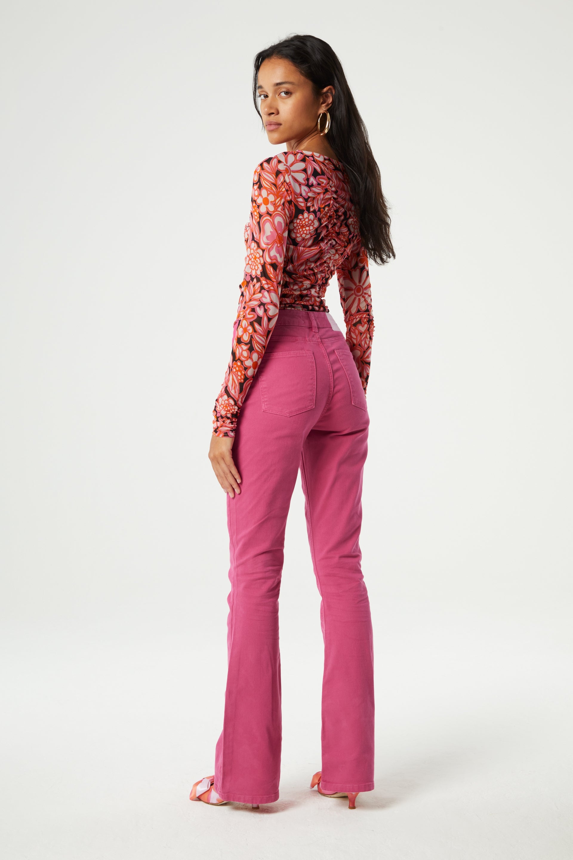 Kasia Top | Pink Candy/Mandarin