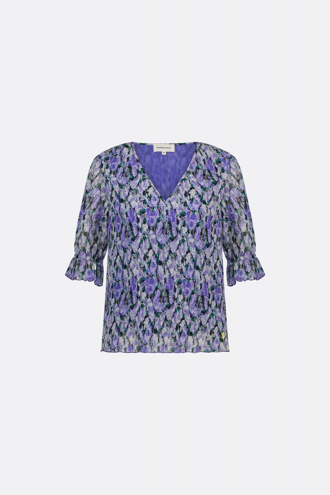 Paula Top | Poppy Purple/Cream W