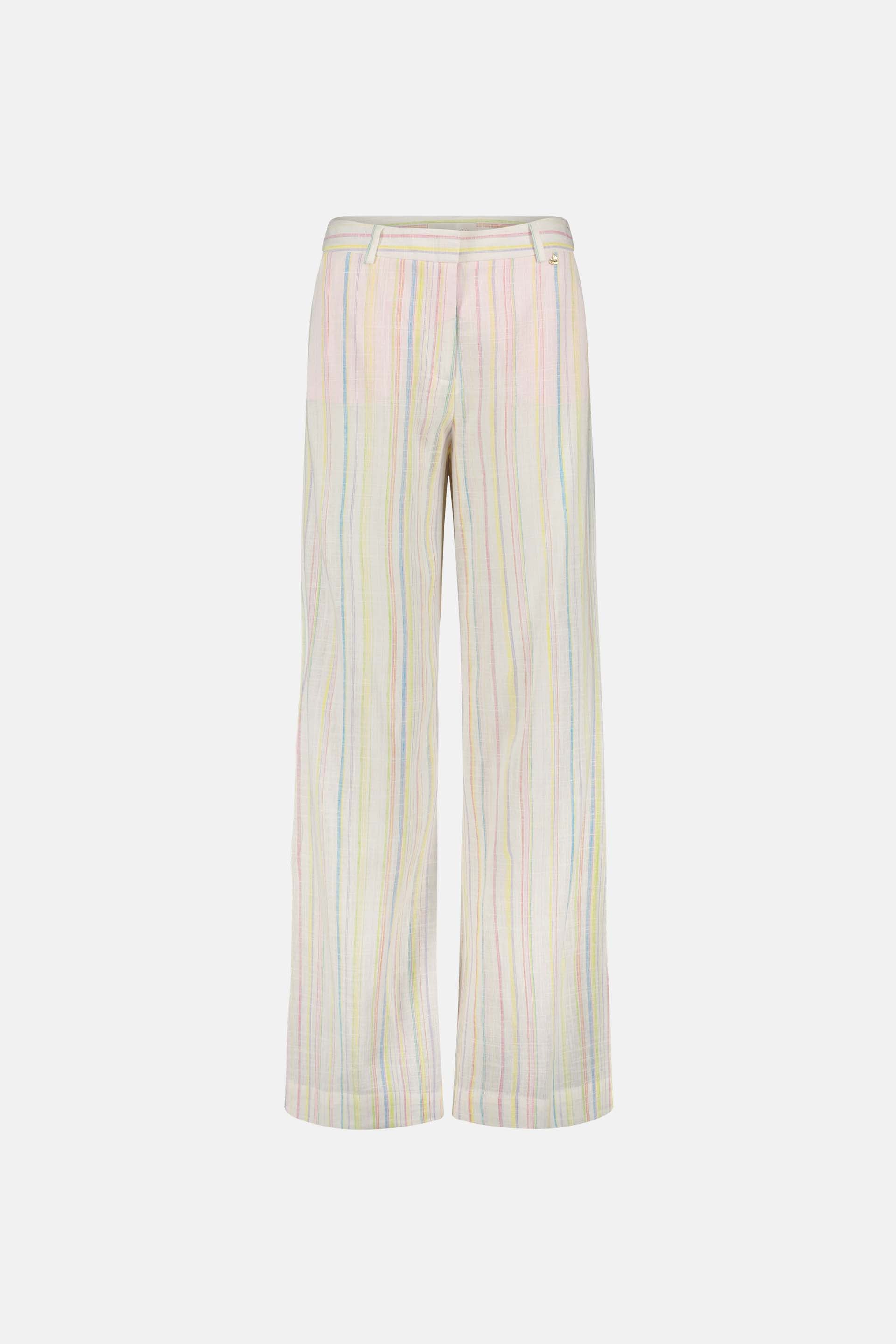 Remi Striped Trousers | Lime Light