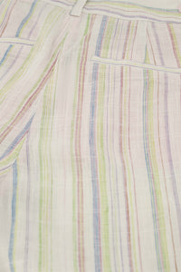 Remi Striped Trousers | Lime Light