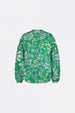 Lexi Blouse | Green Apple/Grass Is