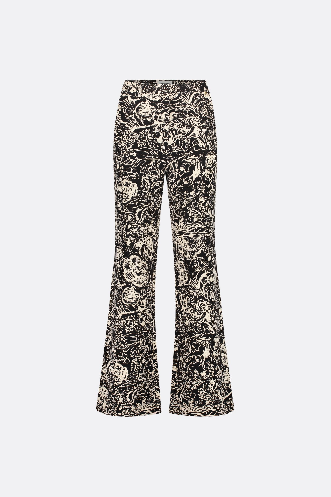 Puck Trousers | Black/Warm White