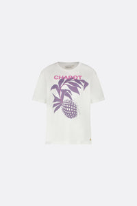 Bernard Pine T-Shirt | Cream White