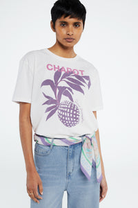Bernard Pine T-Shirt | Cream White