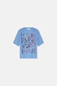 Fay Bloom Blue T-shirt | Blue Dream