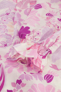 Lexi Blouse | Warm White/Pink Cand